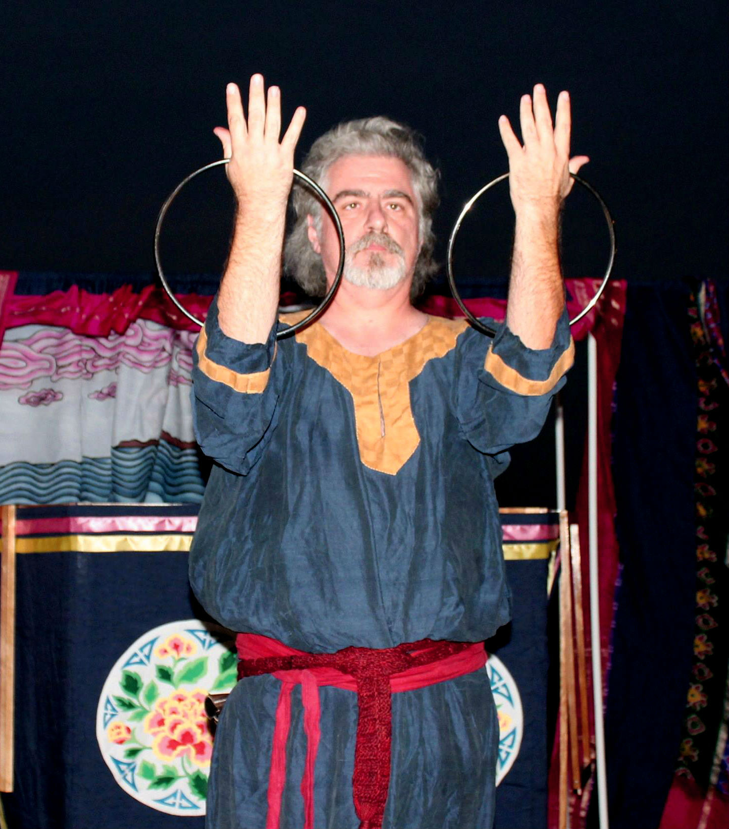 Santiago performing the Linking Rings